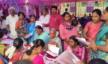 திம்மாபுரம் அரசு உயர்நிலைப்பள்ளியில் மாவட்ட ஆட்சியர் தினேஷ்குமார் உத்தரவின்படி, உங்களுடன் ஸ்டாலின் திட்ட முகாம் நடைபெற்றது .!