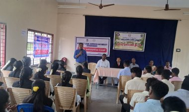 சட்டப்பணிகள் ஆணைக்குழு சார்பில் பர்கூர் பாலிடெக்னிக் கல்லூரியில் சட்ட விழிப்புணர்வு முகாம் .!