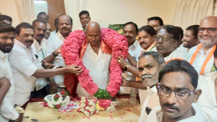 கிருஷ்ணகிரி மாவட்டத்திற்கு வருகை தந்த முன்னால் மத்திய அமைச்சர் கே.வி. தங்கபாலு .!