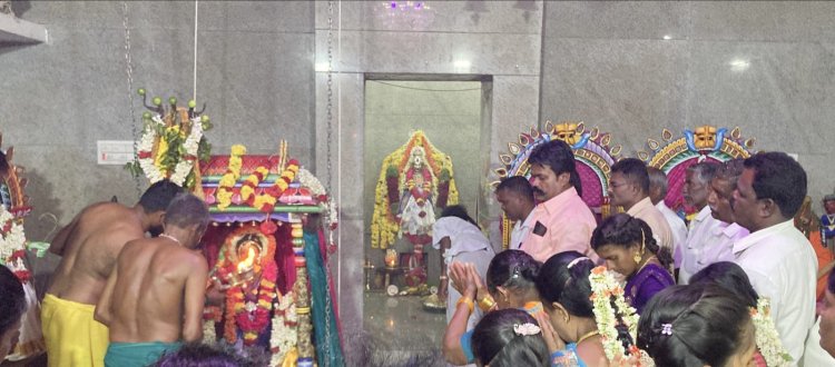 சூளகிரி அருகே திரௌபதியம்மன் கோவிலில் 14 கிராம மக்கள் வழிபாடு .!