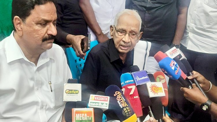 இரண்டு ஆண்டுகளாக மணிப்பூர் மாநிலத்திற்கு செல்லாத பிரதமர் தற்போது மணிப்பூர் அமைதிக்கு பாடுபடுவேன் என சொல்வது தான் மோடி வித்தை என குறிப்பிட்ட கி.வீரமணி. !