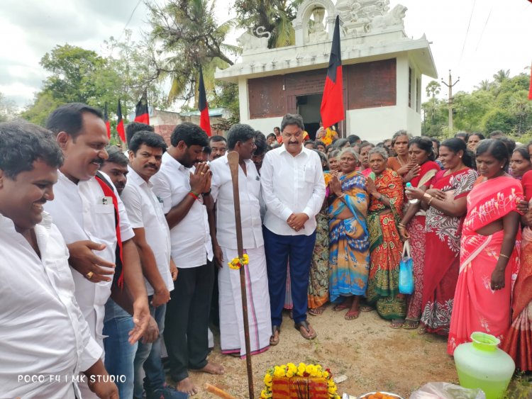ரூ.105.00 இலட்சம் மதிப்பீட்டில் குட்டூர் ஊராட்சி பட்டலபள்ளி கூட்ரோடு முதல் ஆம்பள்ளி தார்சாலை மேம்படுத்துதல் .!