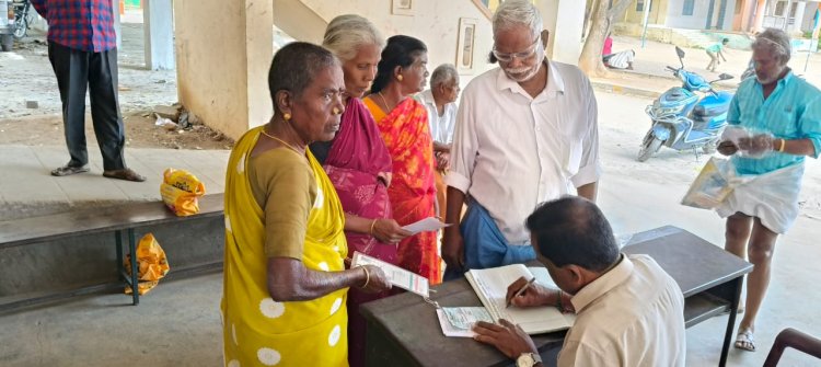 காவேரிப்பட்டிணத்தில் இந்தியன் ரெட் கிராஸ் சொசைட்டி சார்பில் இலவச கண் சிகிச்சை முகாம் .!