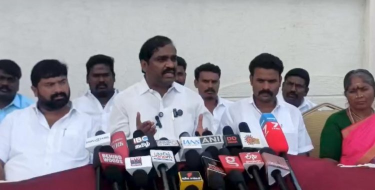 கரூர் சம்பவம் குறித்து தலைமை நீதிபதி தானாக முன்வந்து விசாரணை நடத்த வேண்டும் என்று தவெக வேல்முருகன். !
