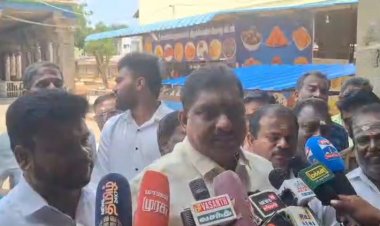 தென்காசி காசி விஸ்வநாதர் கோயிலில் பாண்டிச்சேரி அமைச்சர் நமச்சிவாயம் சுவாமி தரிசனம் செய்தார் !