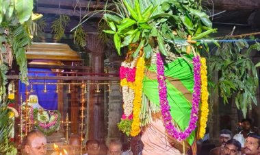 குற்றாலம், குற்றால நாதசுவாமி கோயிலில் ஐப்பசி விசு திருவிழா கொடியேற்றம் .!