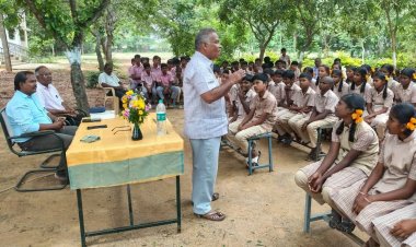 சந்தப்பட்டி  அரசு உயர்நிலைப்பள்ளியில் நடை பெற்ற. " நேர்பட பேசு " உரையாடல் நிகழ்வு நடைபெற்றது..!