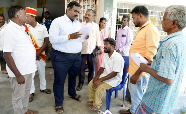 அகசிப்பள்ளி ஊராட்சிக்கு நடைபெற்ற "உங்களுடன் ஸ்டாலின்” திட்ட முகாம் .!