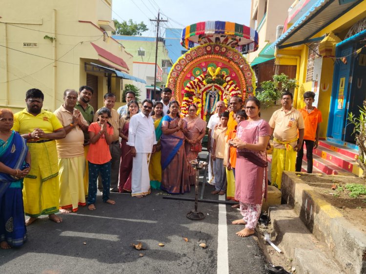 ஸ்ரீதேவி பூதேவி சமேத ஸ்ரீ வேங்கடரமண சுவாமி ஆலயத்தில் விஜயதசமி சிறப்பு உற்சவம் நடைபெற்றது.!