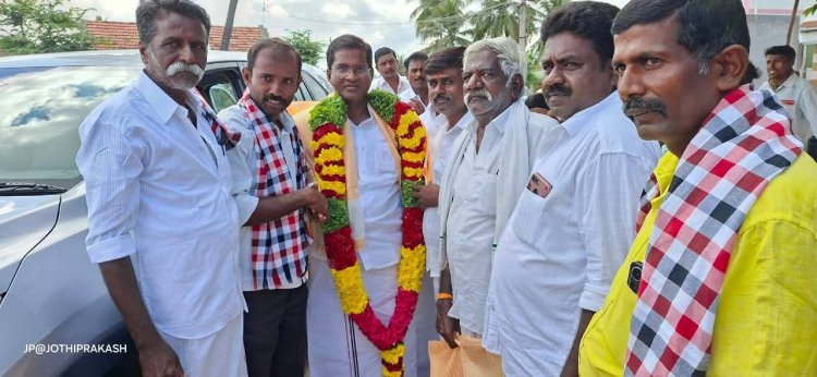 இளைஞர் மற்றும் இளம்பெண்கள் பாசறை மாவட்ட செயலாளர் KPM சதீஷ்குமார்.BE. MBA தேர்தல் கலந்துரையாடல்..!