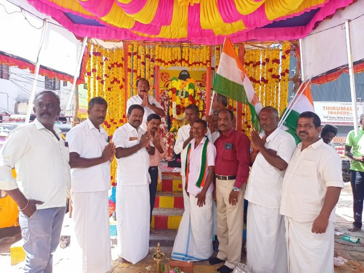 தென்காசியில் தமிழ் மாநில காங்கிரஸ் சார்பில் தேவர் ஜெயந்தி நிகழ்ச்சி.!