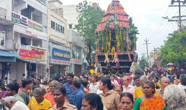 தென்காசி காசி விஸ்வநாதர் கோயில் தேரோட்டம் .!