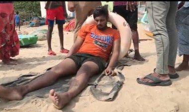 நீலாங்கரை கடல் அலையில் சிக்கி உயிருக்கு போராடிக் கொண்டிருந்த நபரை காப்பாற்றிய மீனவர்கள். !