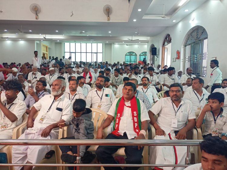 தென்காசியில் எஸ்டிபிஐ கட்சியின் மாவட்ட பூத் கமிட்டி மாநாடு.!