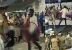 திருப்பூர் பெருமாள் கோவிலில் போலீசை கத்தியுடன் துரத்திய வாலிபர் .! பொதுமக்கள் வீடியோ எடுத்து சமூக வலைதளத்தில் பதிவிறக்கம். !
