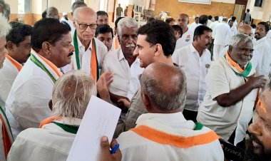 கிருஷ்ணகிரி கிழக்கு மாவட்டத்திற்கு உட்பட்ட காவேரிப்பட்டினம் பகுதியில் நடைபெற்ற காங்கிரஸ் ஆலோசனைக் கூட்டம்.!