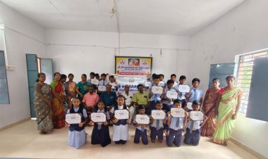 தமிழ்வளர்ச்சித்துறை  சார்பாக திருக்குறள் திருப்பணி பதினைந்தாம் நாள் வகுப்பு.!