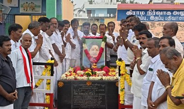 அமைப்பு சார ஓட்டுனர் அணி சார்பில் கிட்டம்பட்டி கிராமத்தில் அதிமுக சார்பில் முன்னாள் தமிழக முதல்வர் செல்வி  ஜெயலலிதாவின் நினைவு தினம் கடைபிடிக்கப்பட்து .!