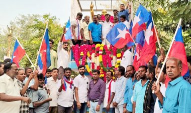 விடுதலை சிறுத்தைகள் கட்சி சார்பில் அம்பேத்கர் நினைவு தினம் அனுசரிக்கப்பட்டது. !