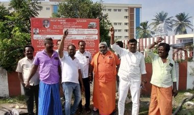 தாம்பரத்தில் அறிஞர் அண்ணா ஆம்புலன்ஸ் சங்கத்தின் முதலாமாண்டு நிறைவு விழாவில் பெயர் பலகை திறந்து வைத்து அன்னதானம் வழங்கி நிர்வாகிகள் கொண்டாட்டம். !