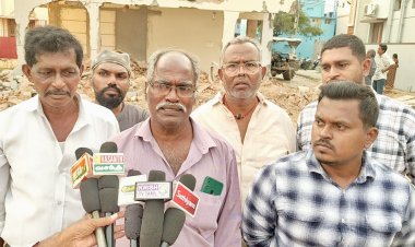 கிருஷ்ணகிரியில் நீர்வழிப் பாதையை ஆக்கிரமித்து கட்டப்பட்டுள்ள கட்டிடங்களை நீதிமன்ற உத்தரவுபடி அகற்றம்.!