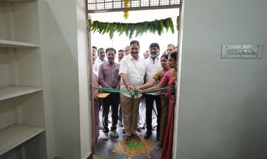 கிருஷ்ணகிரி அரசு பெண்கள் மேல்நிலைப்பள்ளி வளாகத்தில் கட்டப்பட்டுள்ள புதிய 6 வகுப்பறை கட்டிட திறப்பு விழா .!