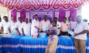 தேசிய கால்நடை  நோய் தடுப்பு திட்டம், கோமாரி நோய் தடுப்பூசிப் பணி 8-வது சுற்று துவக்க விழா.!