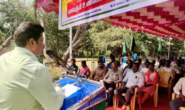 மகாத்மா காந்தி தேசிய ஊரக வேலை உறுதி திட்டத்தின் பெயரை மாற்றிய ஒன்றிய அரசை கண்டித்து உண்ணாவிரதம் . !