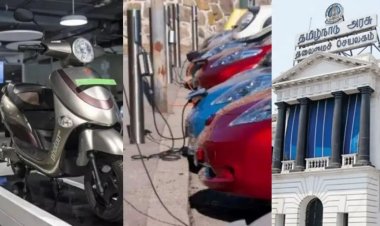 தமிழ்நாட்டில் மின்சார (E V) வாகனங்களுக்கு 100 % வரி விலக்கு அறிவிப்பு. !