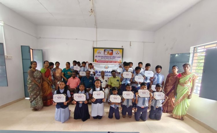 தமிழ்வளர்ச்சித்துறை  சார்பாக திருக்குறள் திருப்பணி பதினைந்தாம் நாள் வகுப்பு.!