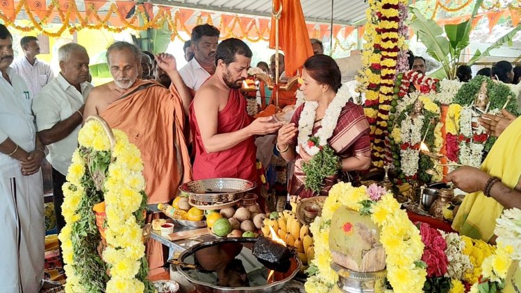 ஸ்ரீ கண்ட ஶ்ரீ சக்ர ஆஞ்சநேயர் திருக்கோவிலில் ஶ்ரீ சீதா ராமர் திருக்கல்யாண வைபோகம் .!