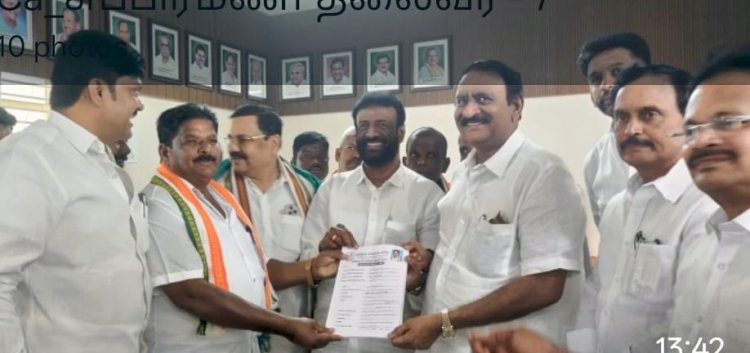 கிருஷ்ணகிரி, பர்கூர் மற்றும் வேப்பனஹள்ளி ஆகிய மூன்று சட்ட மன்றத் தொகுதிகளில் ஏதாவது ஒரு தொகுதியில் காங்கிரஸ் கட்சி சார்பில் போட்டியிட விருப்ப மனு. !