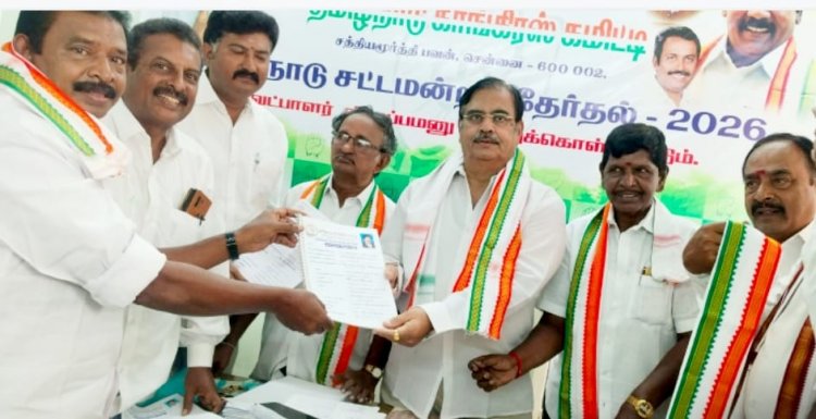 ஊத்தங்கரை தனி சட்ட மன்றத் தொகுதியில் காங்கிரஸ் கட்சி சார்பில் போட்டியிட மனு. !