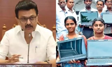 20 லட்சம் கல்லூரி மாணவ, மாணவிகளுக்கு லேட்டஸ்ட் லேப்டாப் - முதலமைச்சர் மு.க.ஸ்டாலின் அறிவிப்பு. !