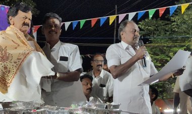 கிருஷ்ணகிரி நகரம், பூந்தோட்டத்தில் அதிமுக சார்பில் பொங்கல் திருவிழா.!