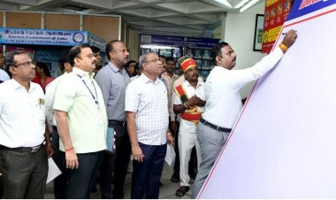 தேசிய வாக்காளர் தினத்தையொட்டி, "இந்திய ஜனநாயகத்தின் இதயத்தில் இந்திய குடிமகன்” என்ற முழக்கத்தின் விழிப்புணர்வு. !