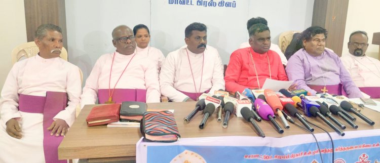 பிரகாசி மிஷனரி பேராயத்தின் தலைவர் ஜெயசிங் தமிழகத்தில் கிறிஸ்தவ போதகர்கள் நல வாரியம் அமைக்க உறுதியளிக்கும் கட்சிக்கு வருகின்ற சட்ட மன்றத் தேர்தலில் ஆதரவு. !