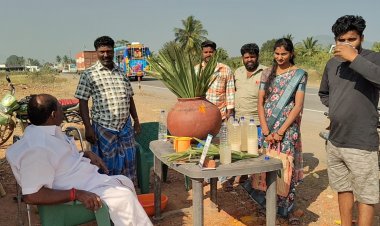 கிருஷ்ணகிரி மாவட்டத்தில் பதனீர் சீசன் துவக்கம்.!