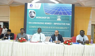 குறு, சிறு மற்றும் நடுத்தர தொழில் நிறுவனங்களின் கார்பன் உமிழ்வு குறைப்பு குறித்த பயிலரங்கம்.!