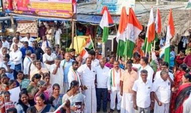 பாரதிய ஜனதா மற்றும் அதிமுகவை கண்டித்து நடத்தப்பட்ட கண்டன ஆர்பாட்டம் .!