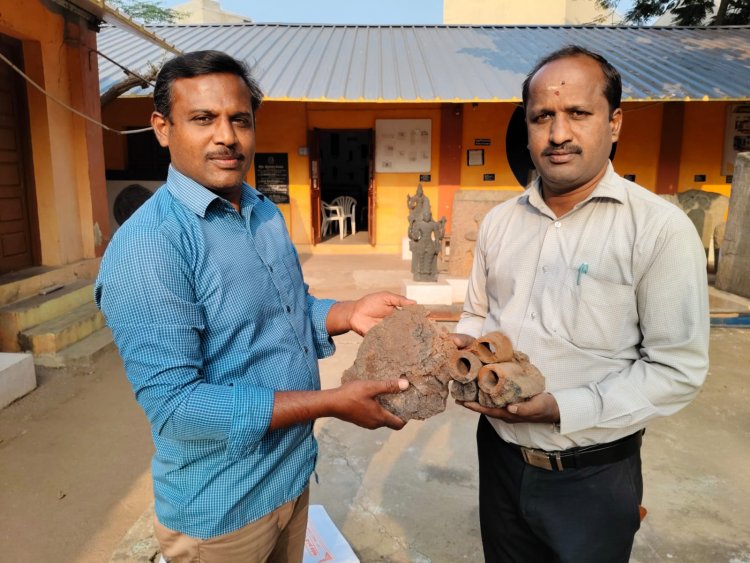 700 ஆண்டுகளுக்கு முற்பட்ட காலத்தை சேர்ந்தத சுடுமண் குழாய் கண்டுபிடிப்பு. !