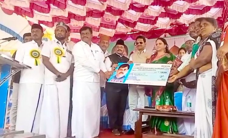 தமிழ்நாடு தர்காக்கள் பேரியக்கத்தின் சார்பில் அனைத்து சமுதாய  ஏழை எளிய மக்கள் பயன் பொறும் வகையில் 1 கோடியே 3 லட்சம் மதிப்பில் நல உதவிகள். !