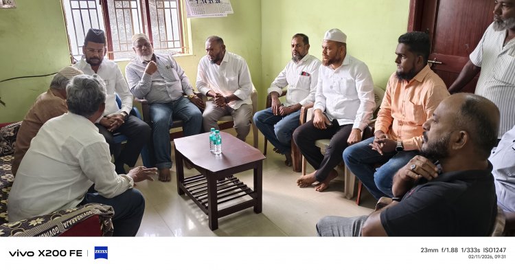 மனிதநேய மக்கள் கட்சியின் பொதுக்கூட்டத்திற்கு வருகை புரிந்த ஹஜ் கமிட்டி தலைவரும் மனிதநேய மக்கள் கட்சியின் மாநில பொதுச் செயலாளருக்கு மேட்டுப்பாளையம் ம ம க சார்பாக வரவேற்பு. !