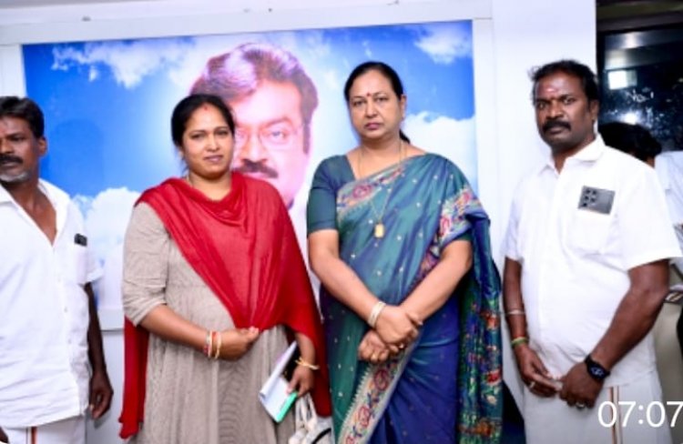 கிருஷ்ணகிரி சட்டமன்ற தொகுதியில் தேமுதிக கட்சி சார்பில் போட்டியிட தனது விருப்ப மனுவினை கிழக்கு மாவட்ட  தேமுதிக வர்த்தக அணி செயலாளர்!