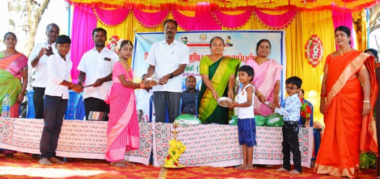 கதவணிஊராட்சியில் நடுநிலைப்பள்ளிஆண்டு விழா.!