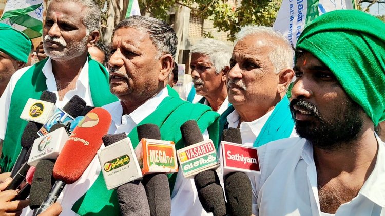 கிருஷ்ணகிரியில் தமிழக விவசாயிகள் சங்கத்தின் சார்பில் நடைபெற்ற கண்டன ஆர்ப்பாட்டம் .!