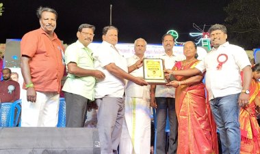 ஊத்தங்கரை அருகே உள்ள காரப்பட்டு ஊராட்சி ஒன்றிய நடுநிலைப்பள்ளியின் தனியார் பள்ளிக்கு இணையாக நடந்த பள்ளி ஆண்டு விழா.!