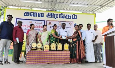 தமிழ்நாடு தமிழ் வளர்ச்சித் துறையின்  சார்பில் திருக்குறள் திருப்பணி நிறைவு விழா!