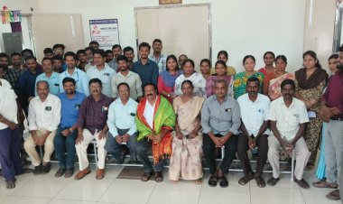 பதவி உயர்வு பெற்ற தமிழ்நாடு மருத்துவத்துறை பொதுப்பணி அலுவலர் சங்கத்தின் மாநில துணைத்தலைவர் ஜி.சி.சக்திவேல்.!