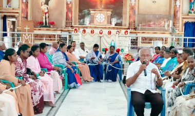 பாபநாசம் புனித செபஸ்தியார் திருத்தலத்தில் போர் நிறுத்தம் வேண்டி உலக அமைதிக்காக ஜெப வழிபாடு!!